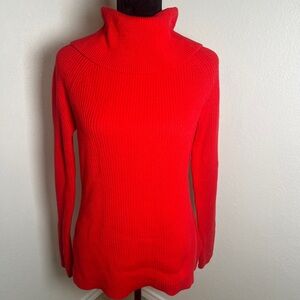 Tommy Hilfiger Vibrant Red Cowl Neck Sweater